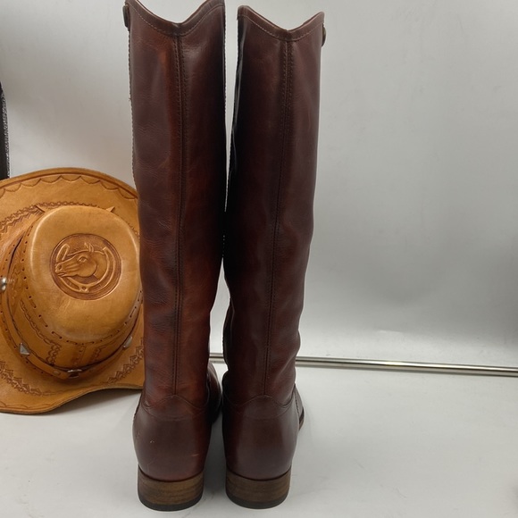Frye Melissa Button 2 Redwood sz 9 1/2B Boot - Picture 7 of 14
